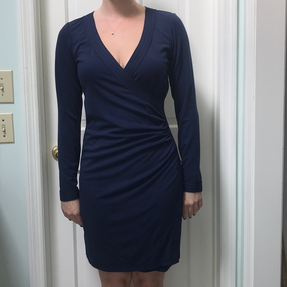 Navy blue dress